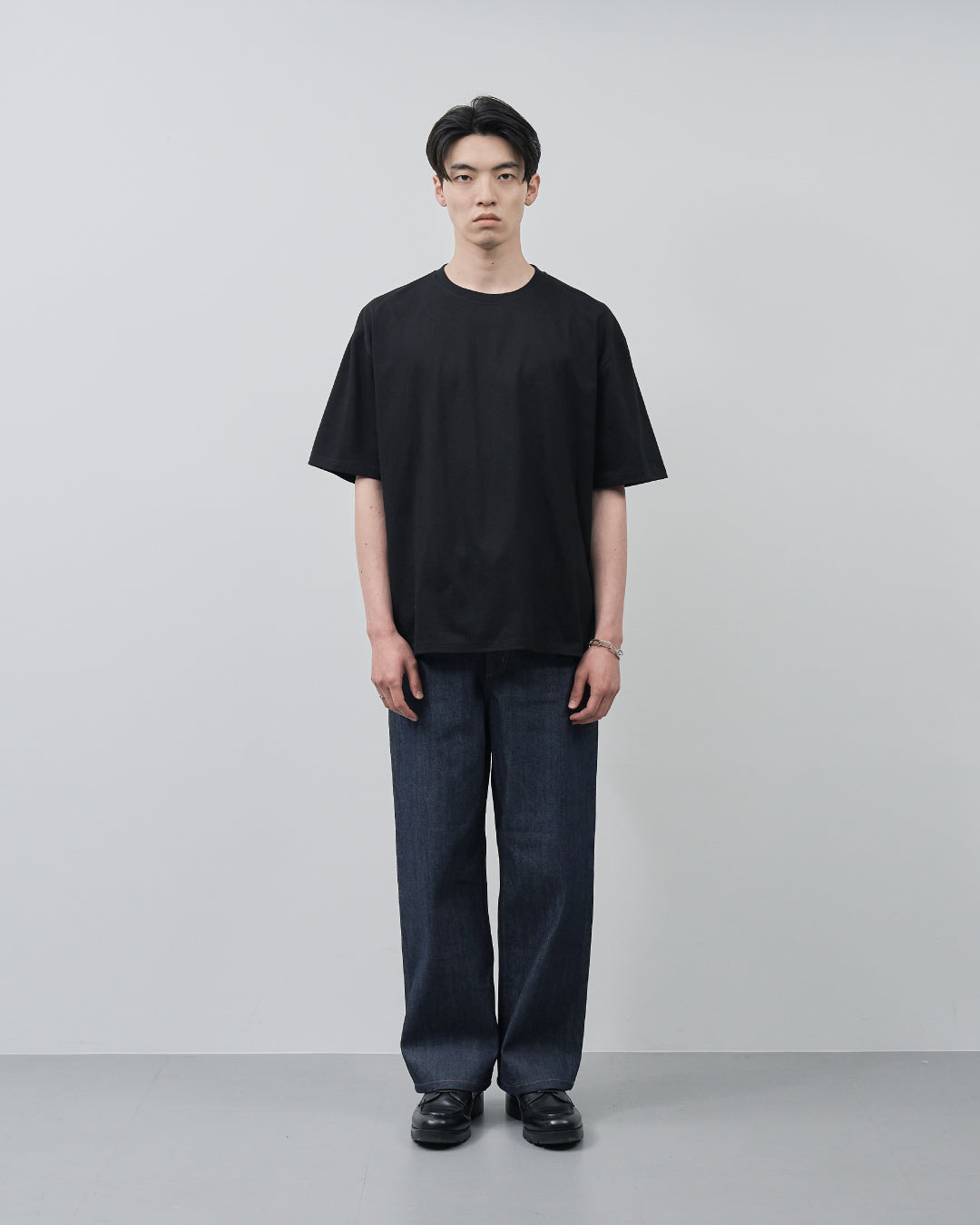 Pack S/S Tee -white×black-