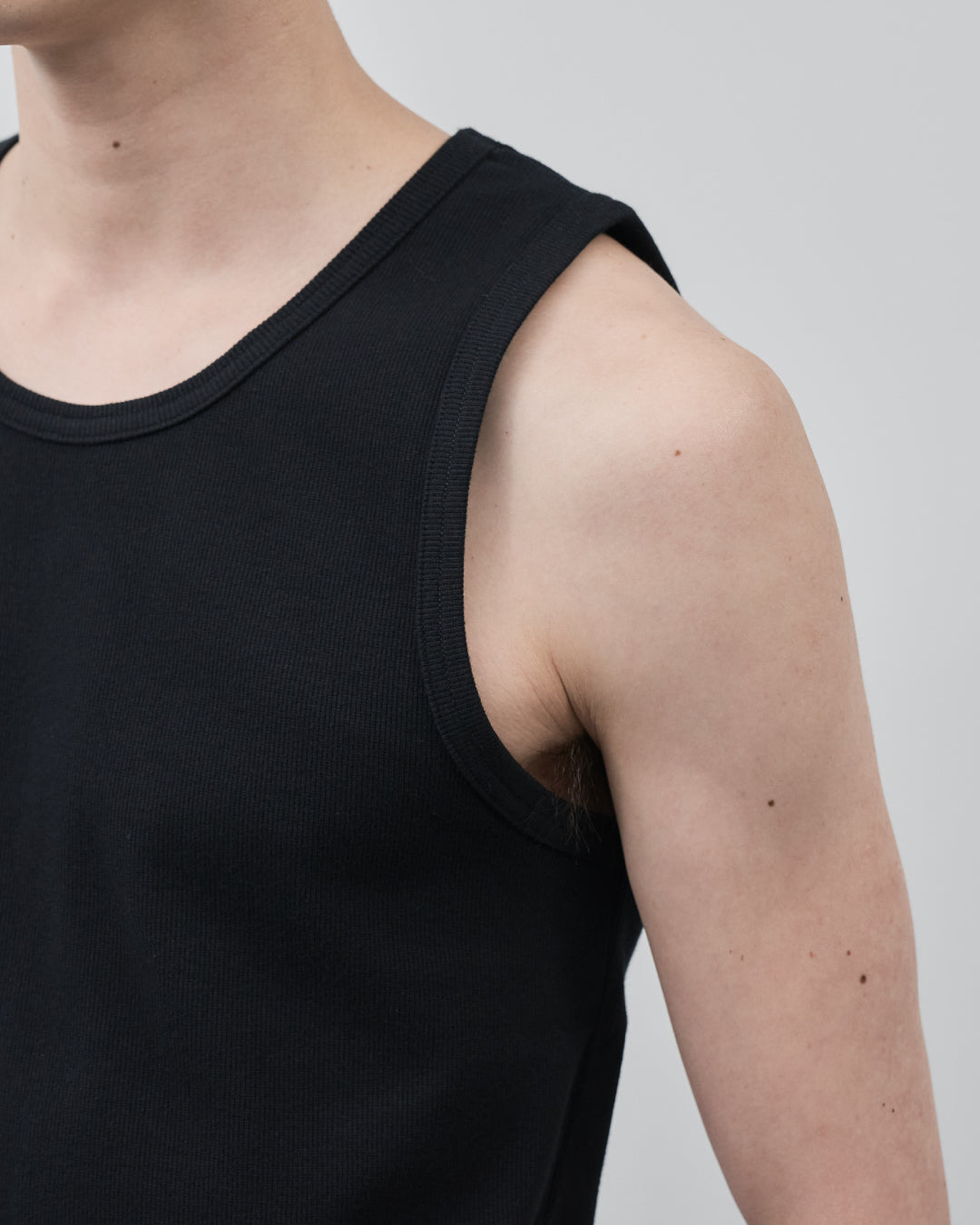 Pack Tank Top -white×black-