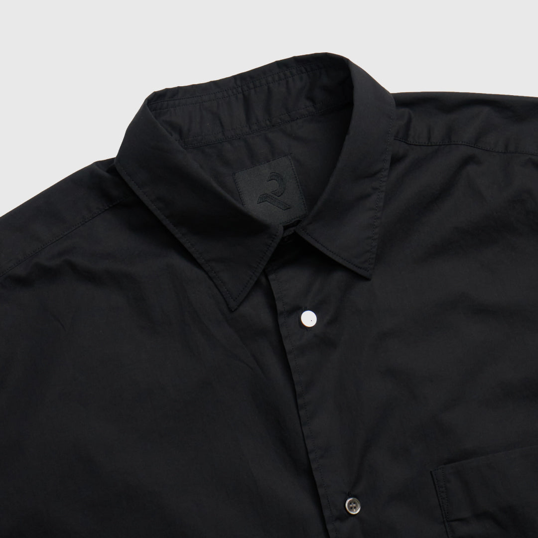 Relaxed Fit L/S Shirt -black-