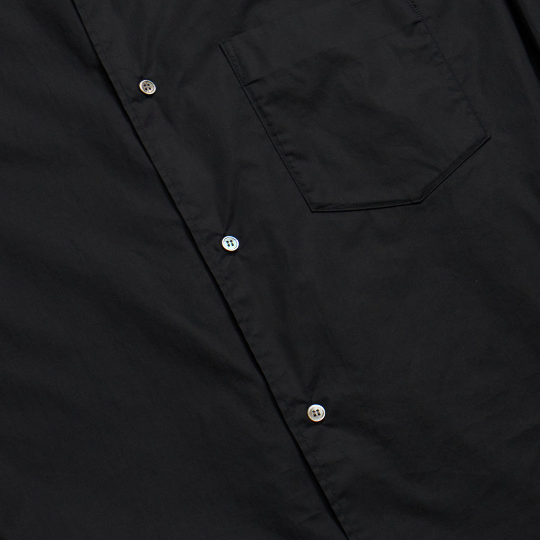Relaxed Fit L/S Shirt -black-