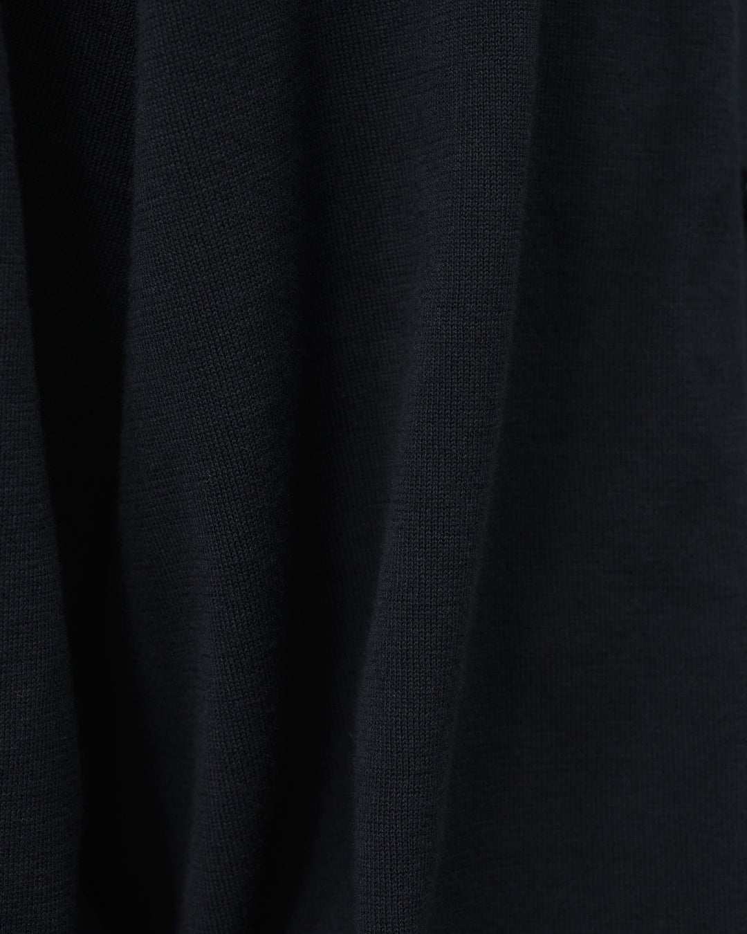 Sheer L/S Cardigan -black-