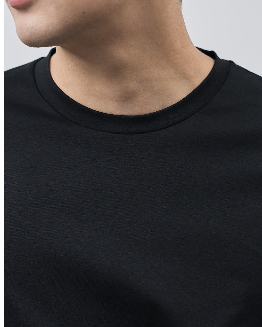 ARBINI Cotton L/S Tee -black-