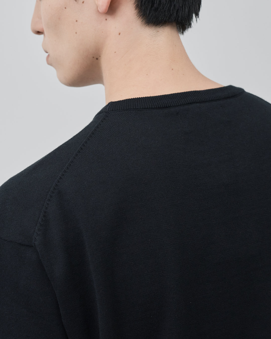 S/S Dry Knit Tee -black-