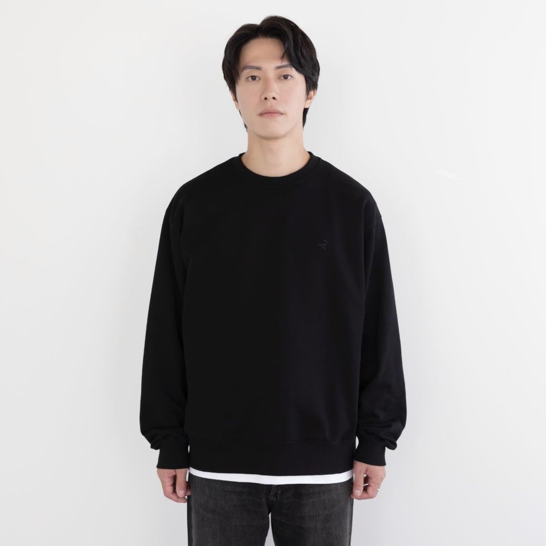 Crewneck Sweat Shirts -black-