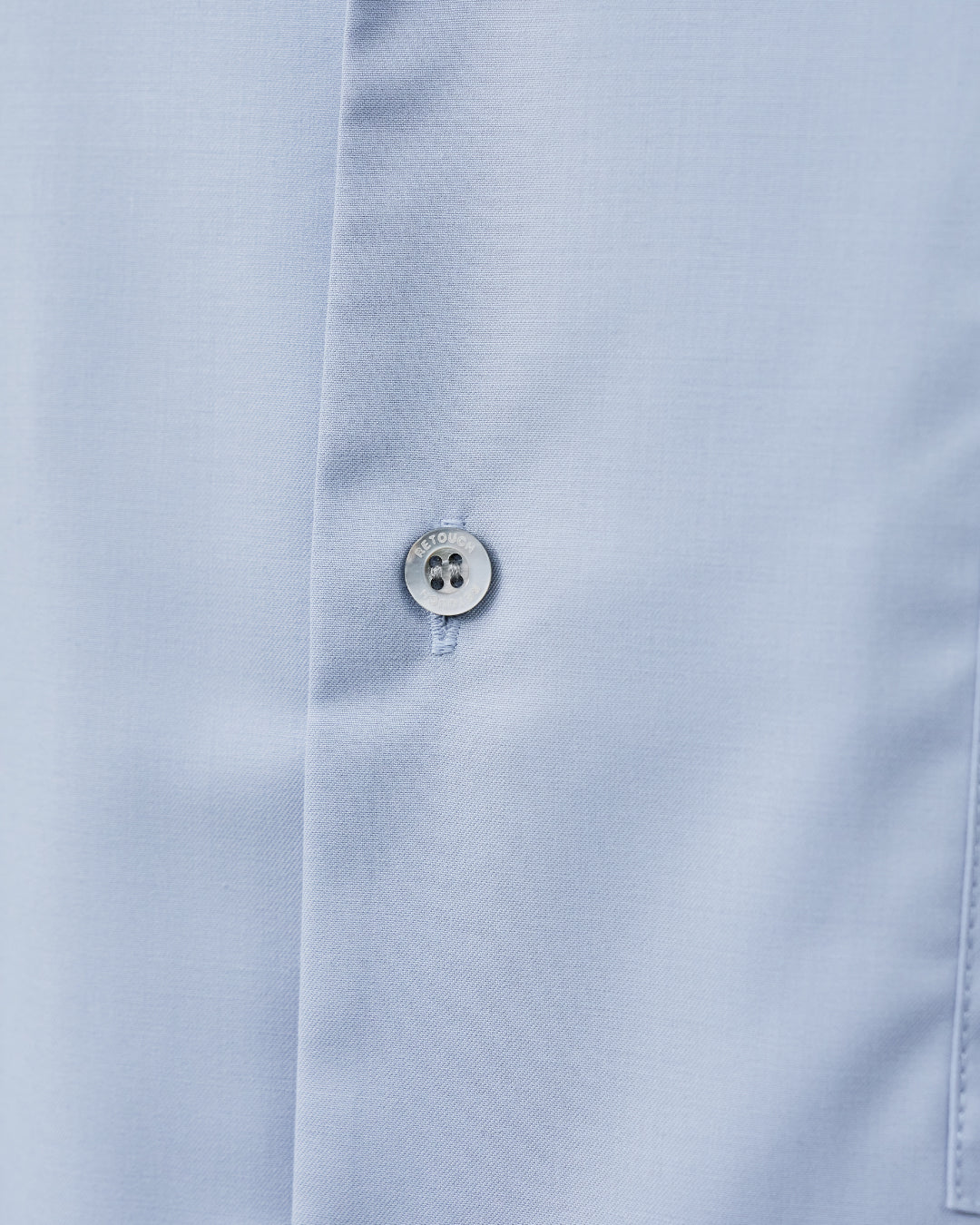 Italian Open-Collar S/S Shirt -saxe blue-