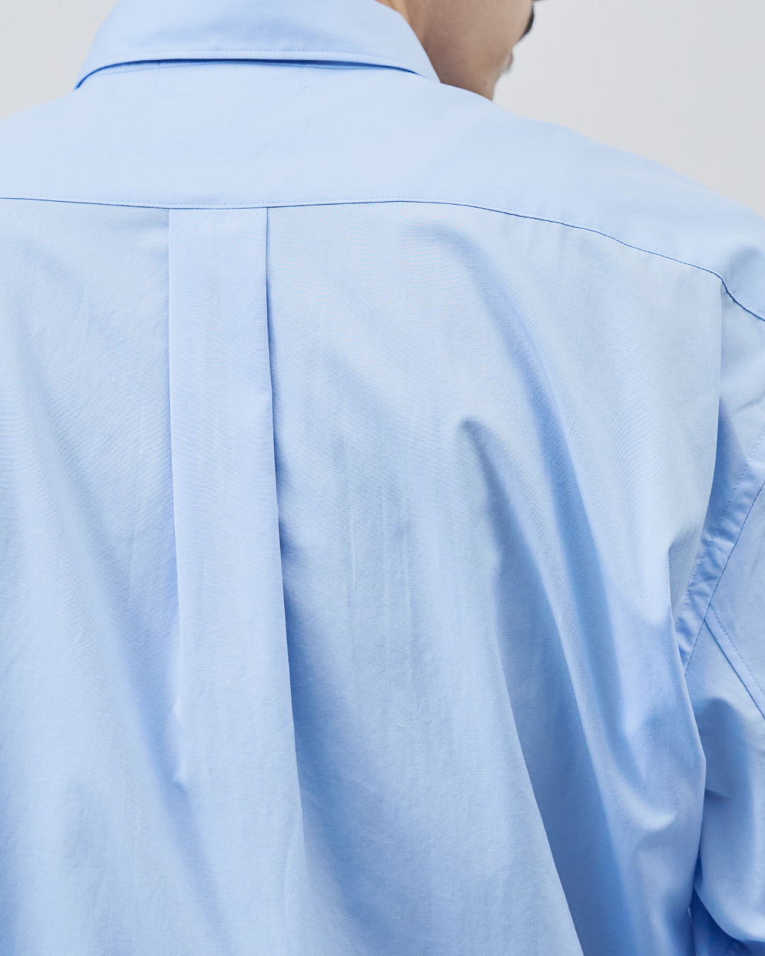 Relaxed Fit Regular Collar L/S Shirt -saxe blue-