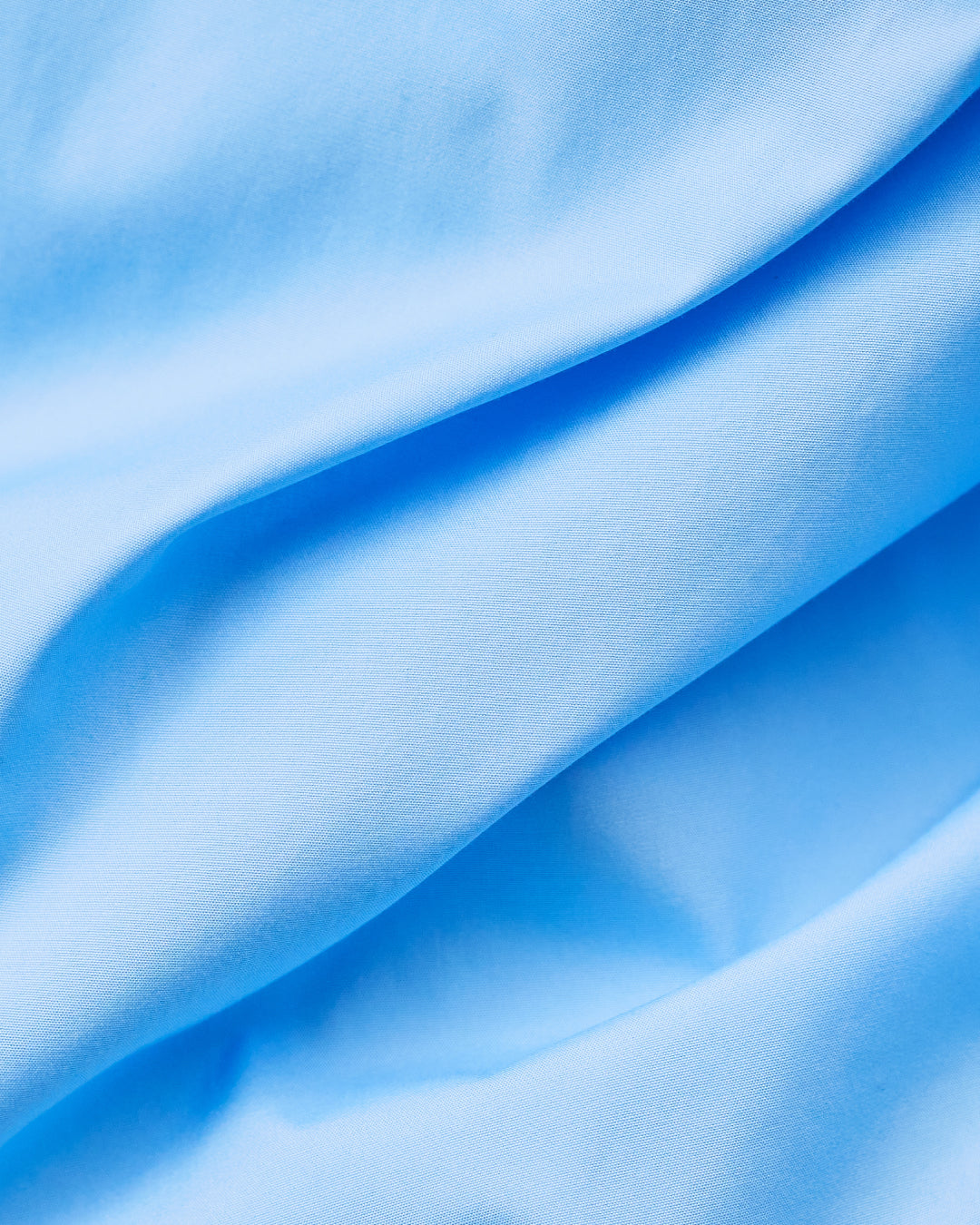 Relaxed Fit Regular Collar L/S Shirt -blue-