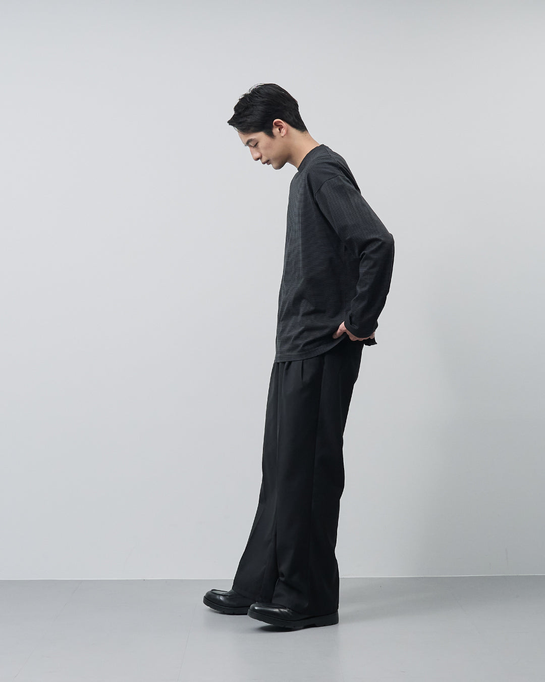 ARBINI Cotton L/S Tee -border-