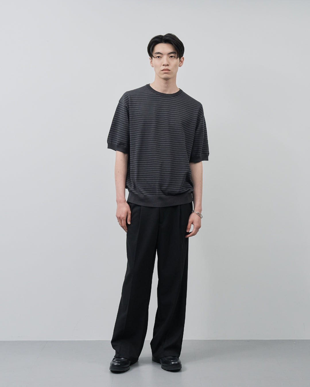 S/S Dry Knit Tee -border-