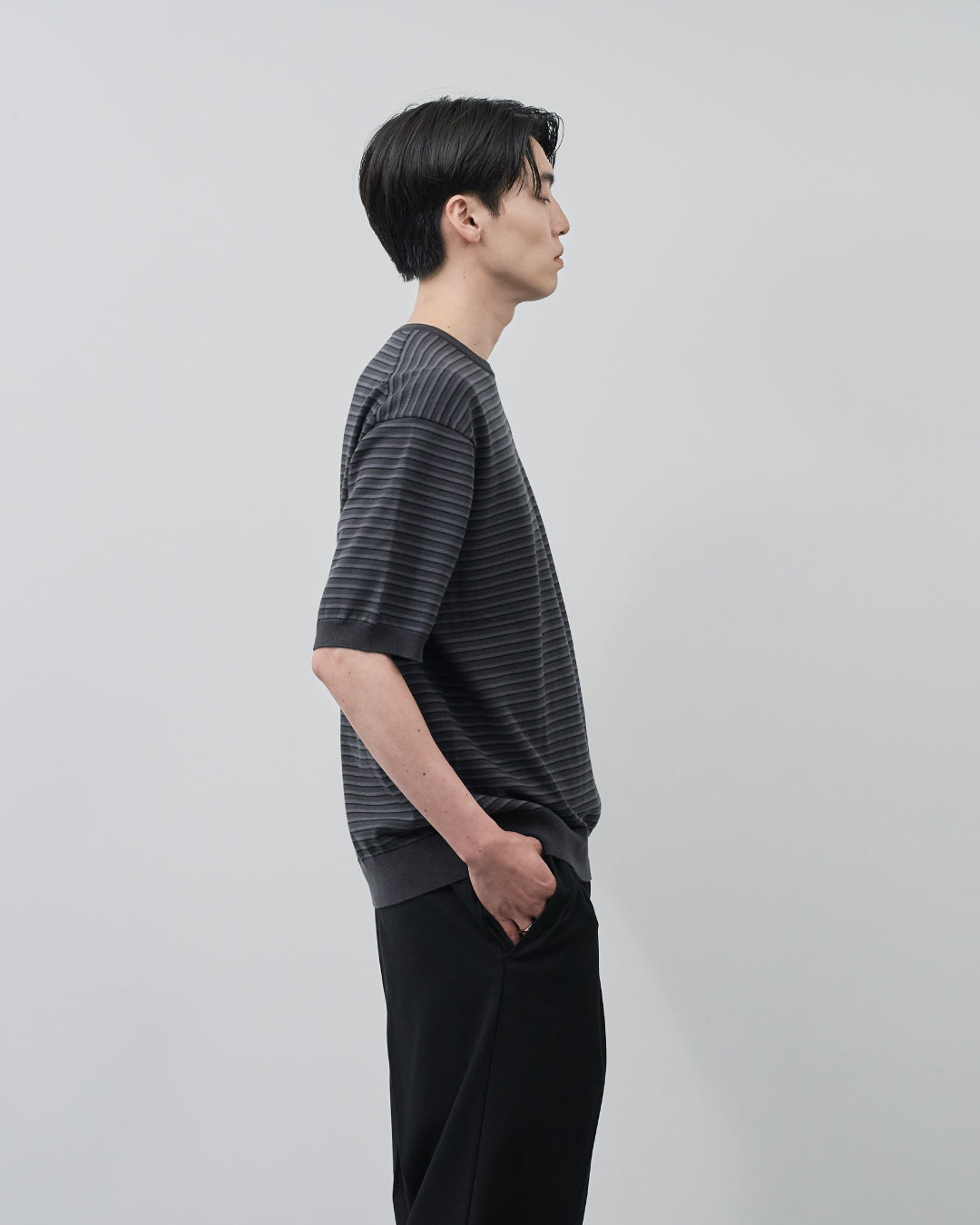 S/S Dry Knit Tee -border-