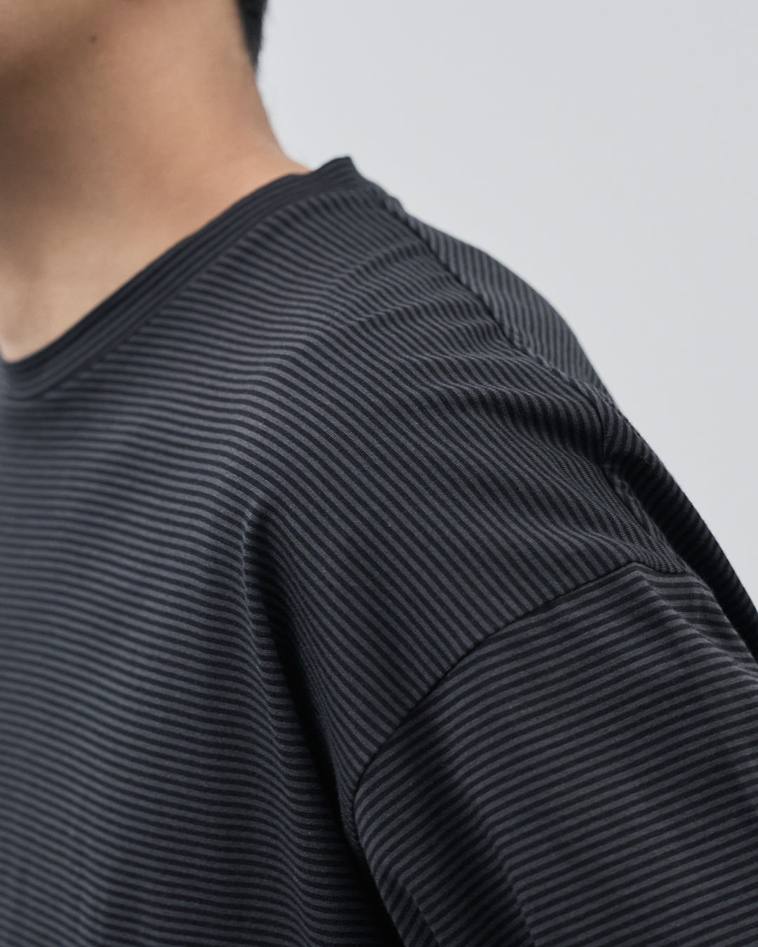 ARBINI Cotton L/S Tee -border-