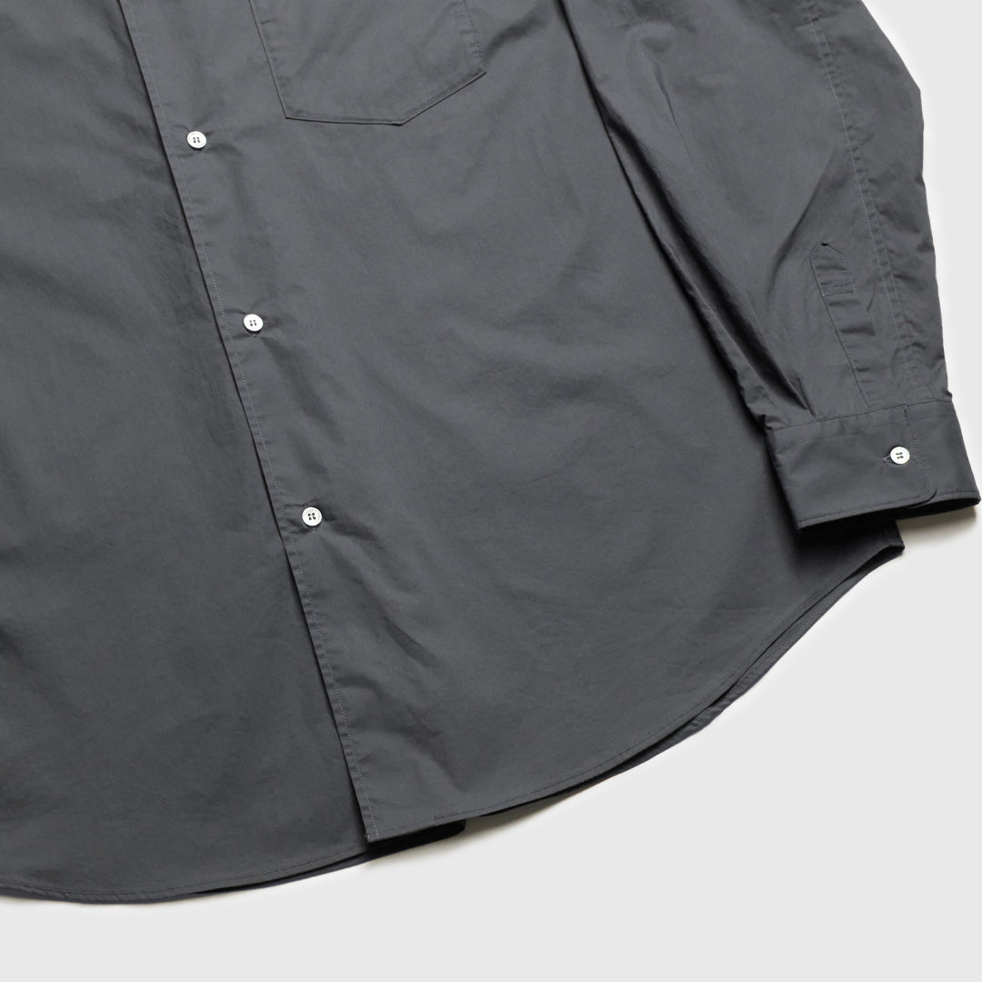 Relaxed Fit L/S Shirt -chacoal gray-