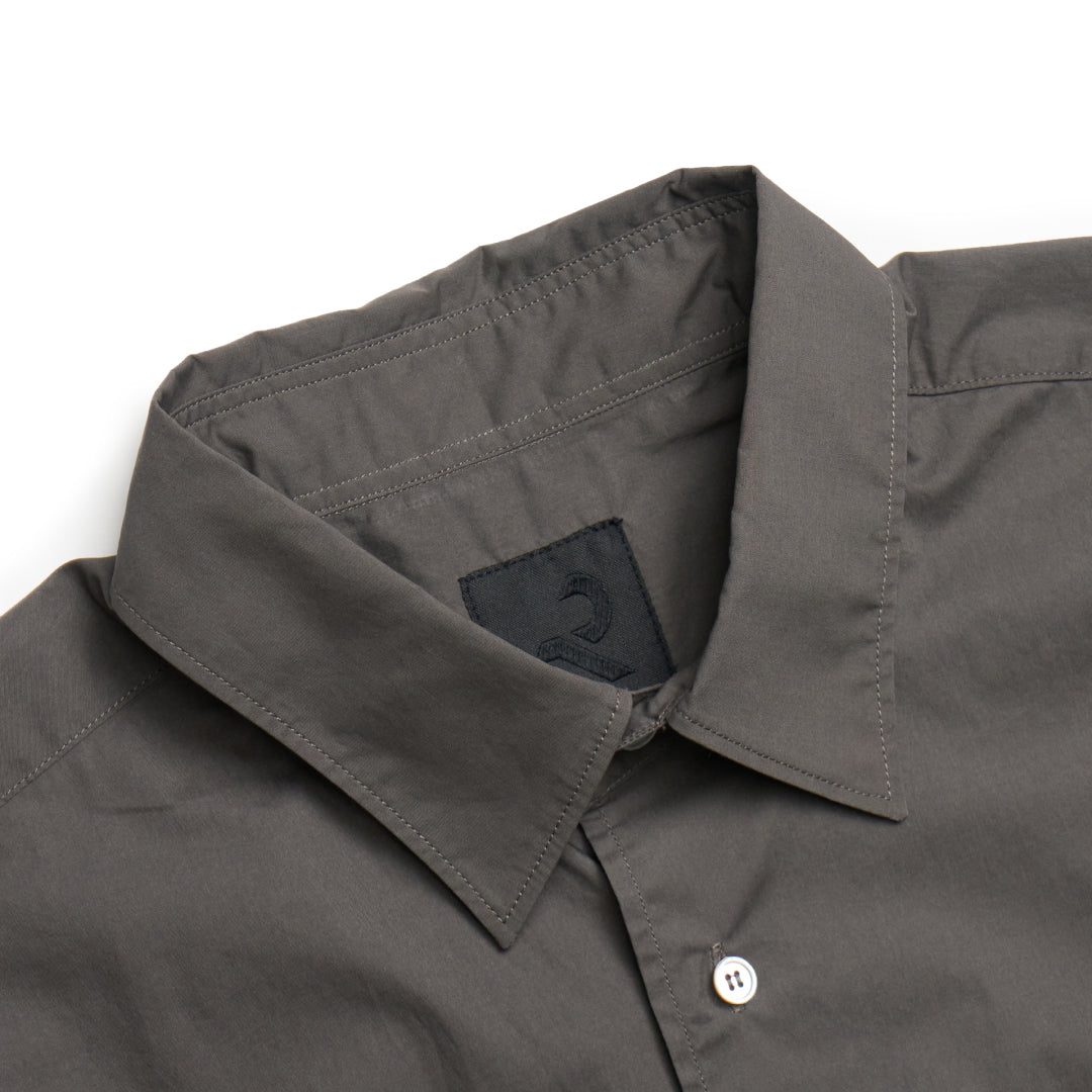 Relaxed Fit L/S Shirt -chacoal gray-