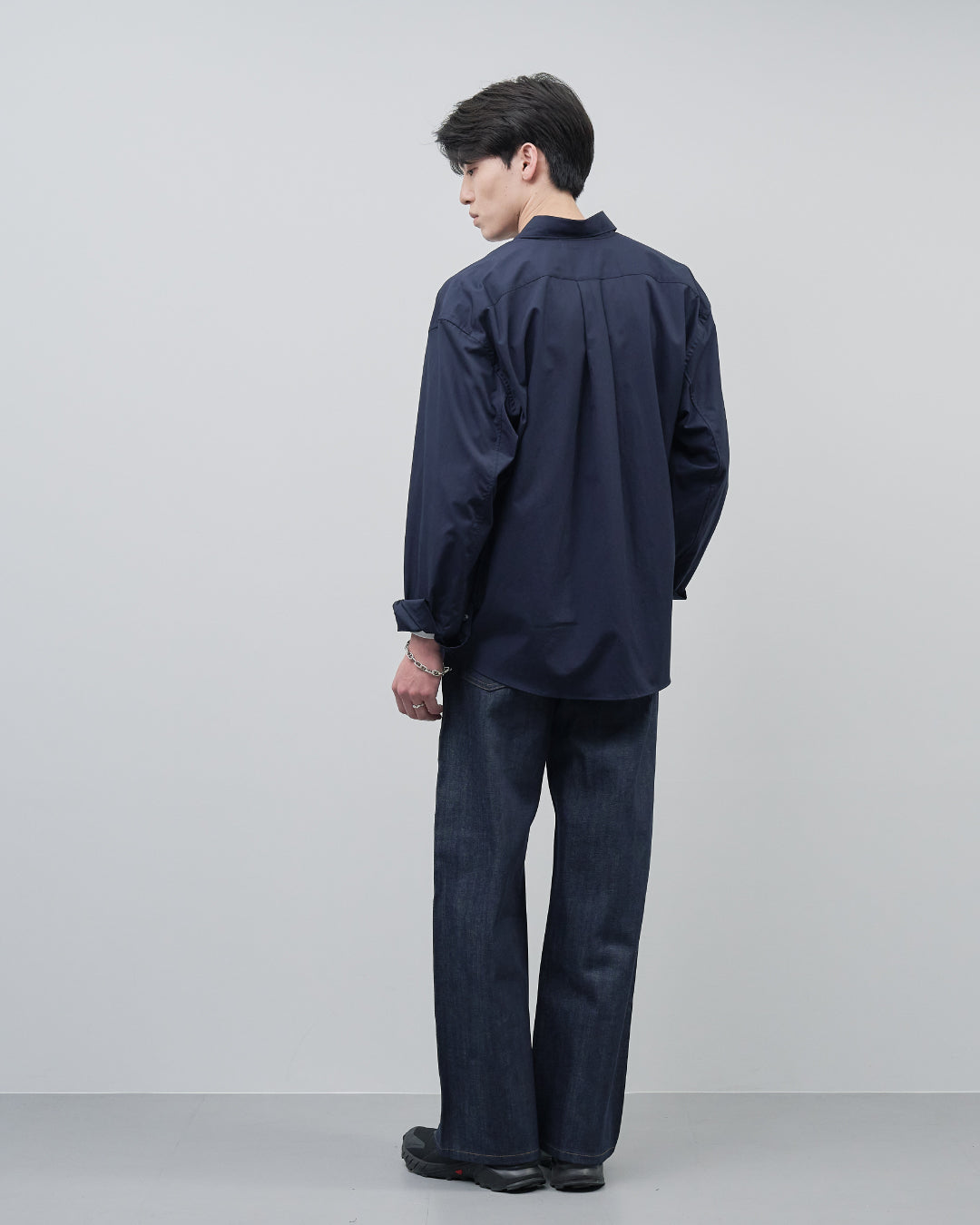 Straight Denim Pants -indigo-