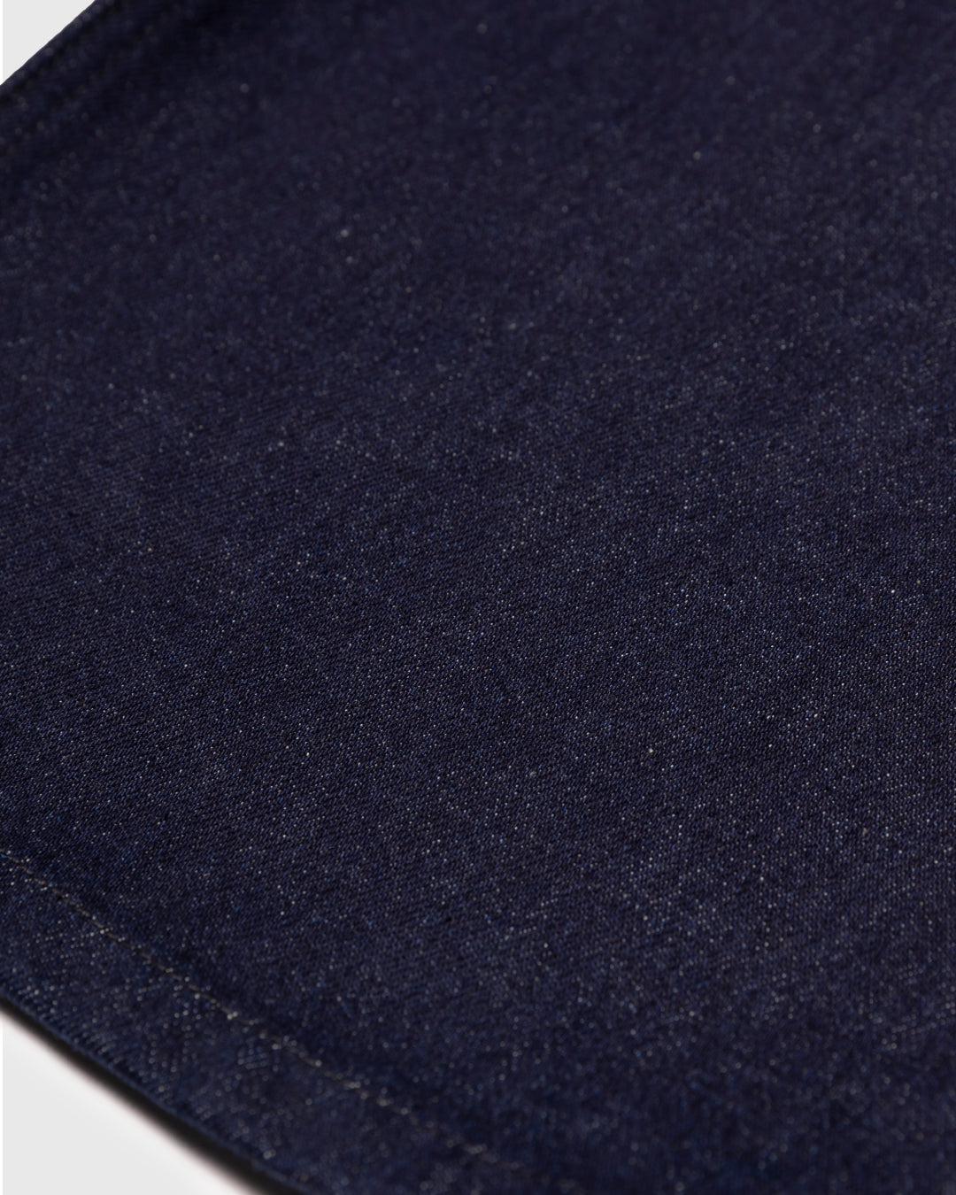 Wide Straight Denim Pants -indigo-