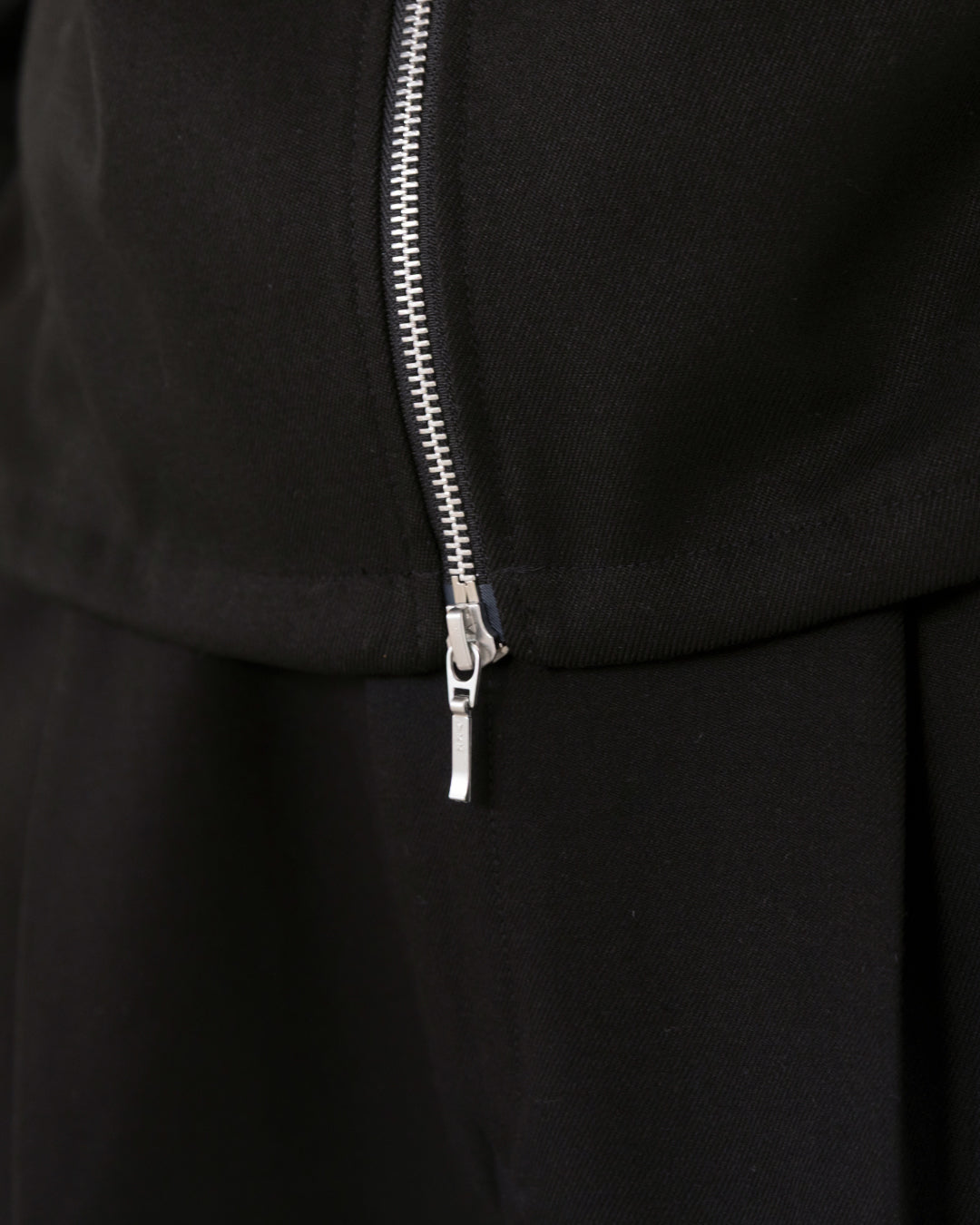 Double Zip Drizzler Jacket -black-