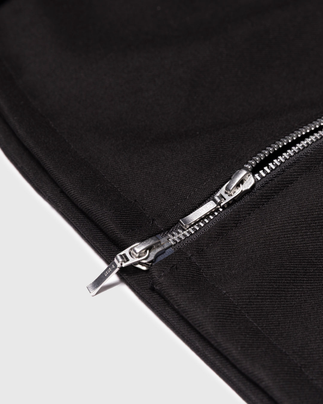 Double Zip Drizzler Jacket -black-