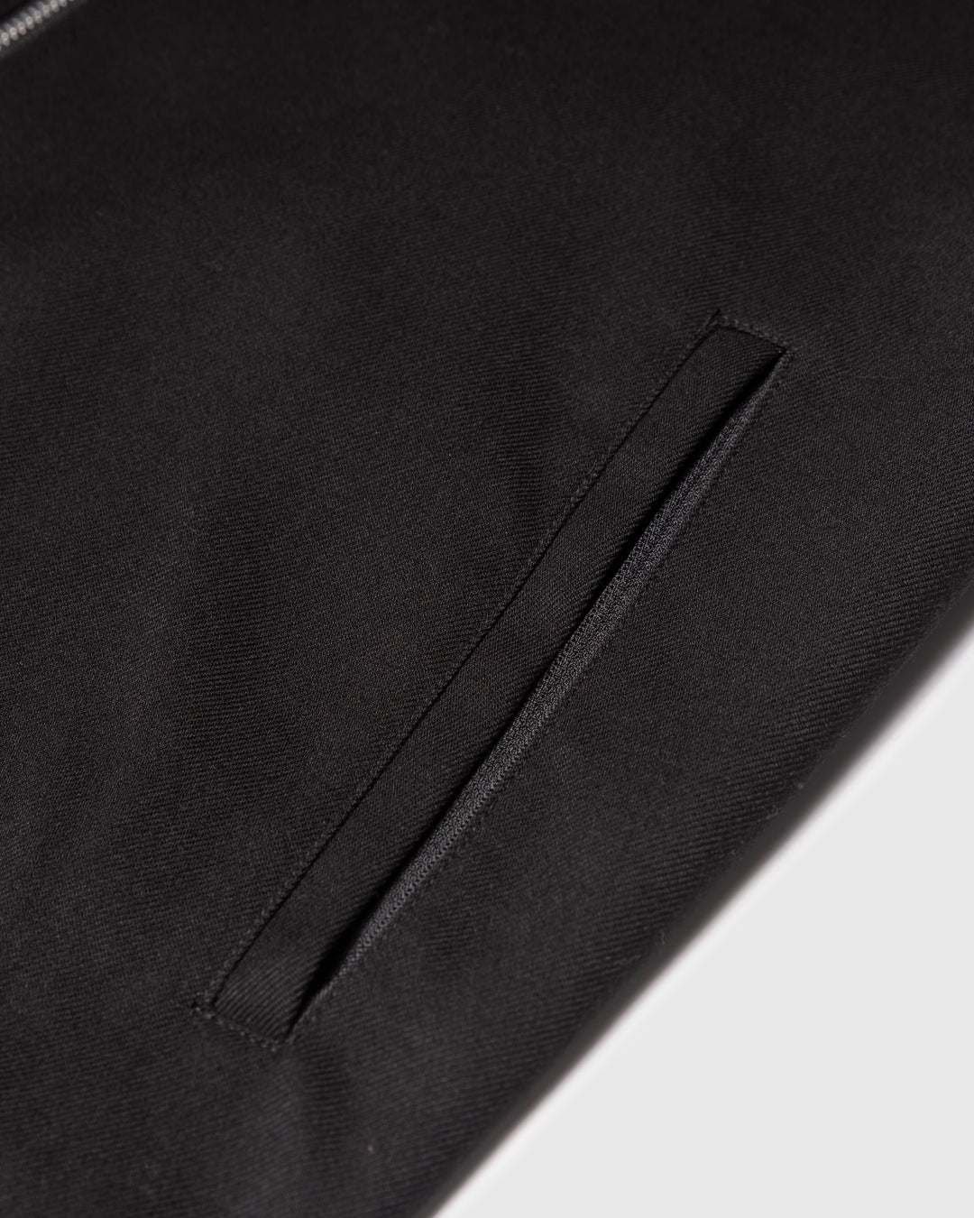 Double Zip Drizzler Jacket -black-