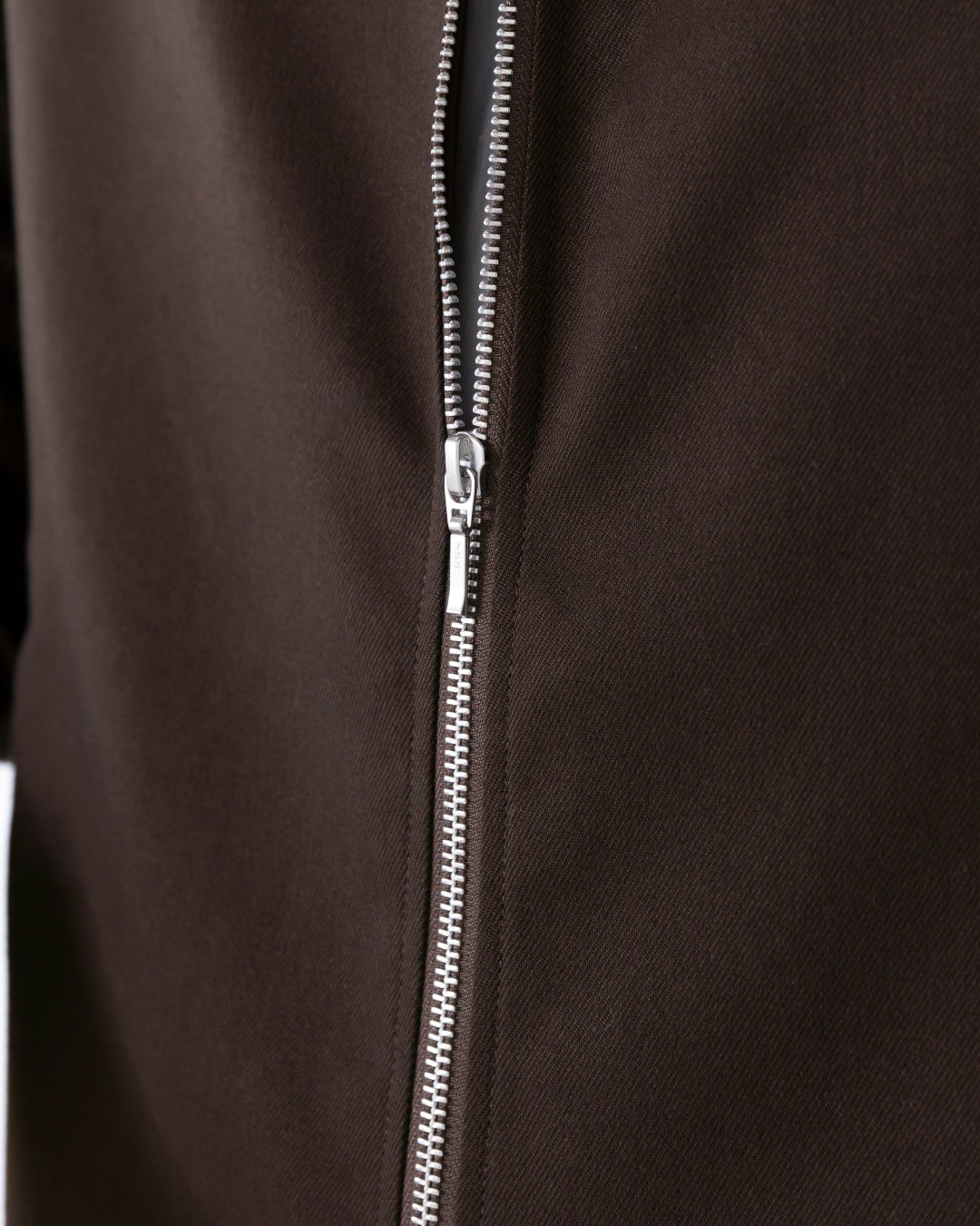 Double Zip Drizzler Jacket -brown-