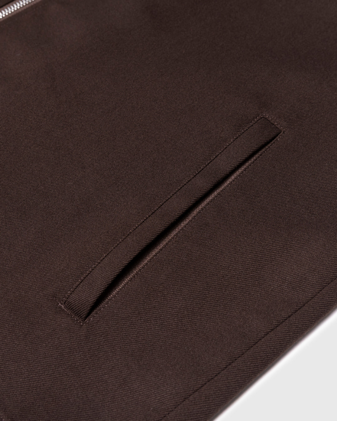 Double Zip Drizzler Jacket -brown-