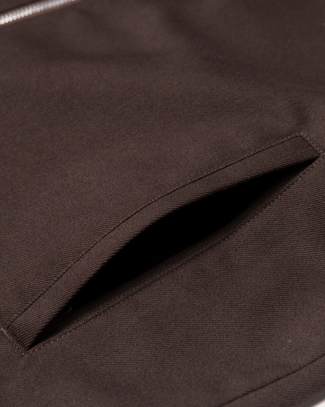 Double Zip Drizzler Jacket -brown-