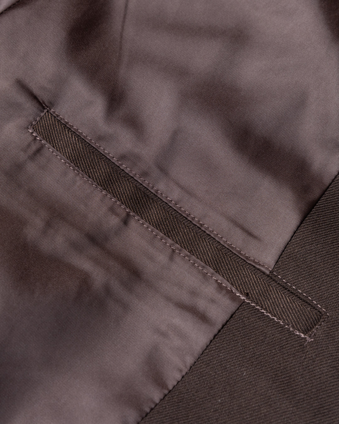 Double Zip Drizzler Jacket -brown-