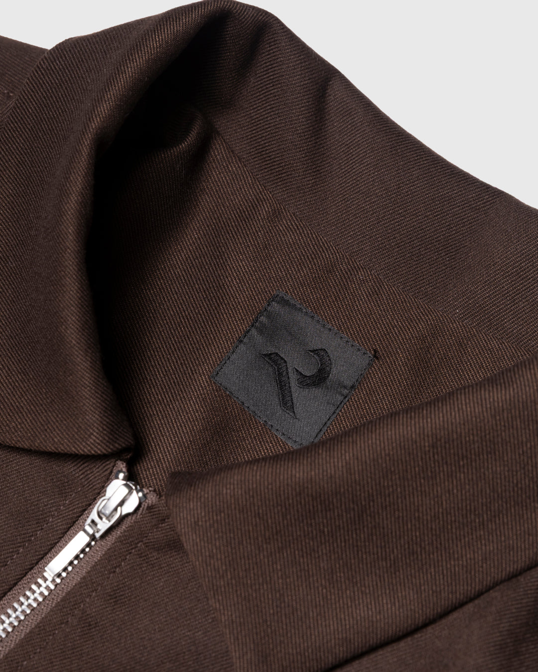 Double Zip Drizzler Jacket -brown-