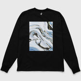 L/S Tee "flow" - black