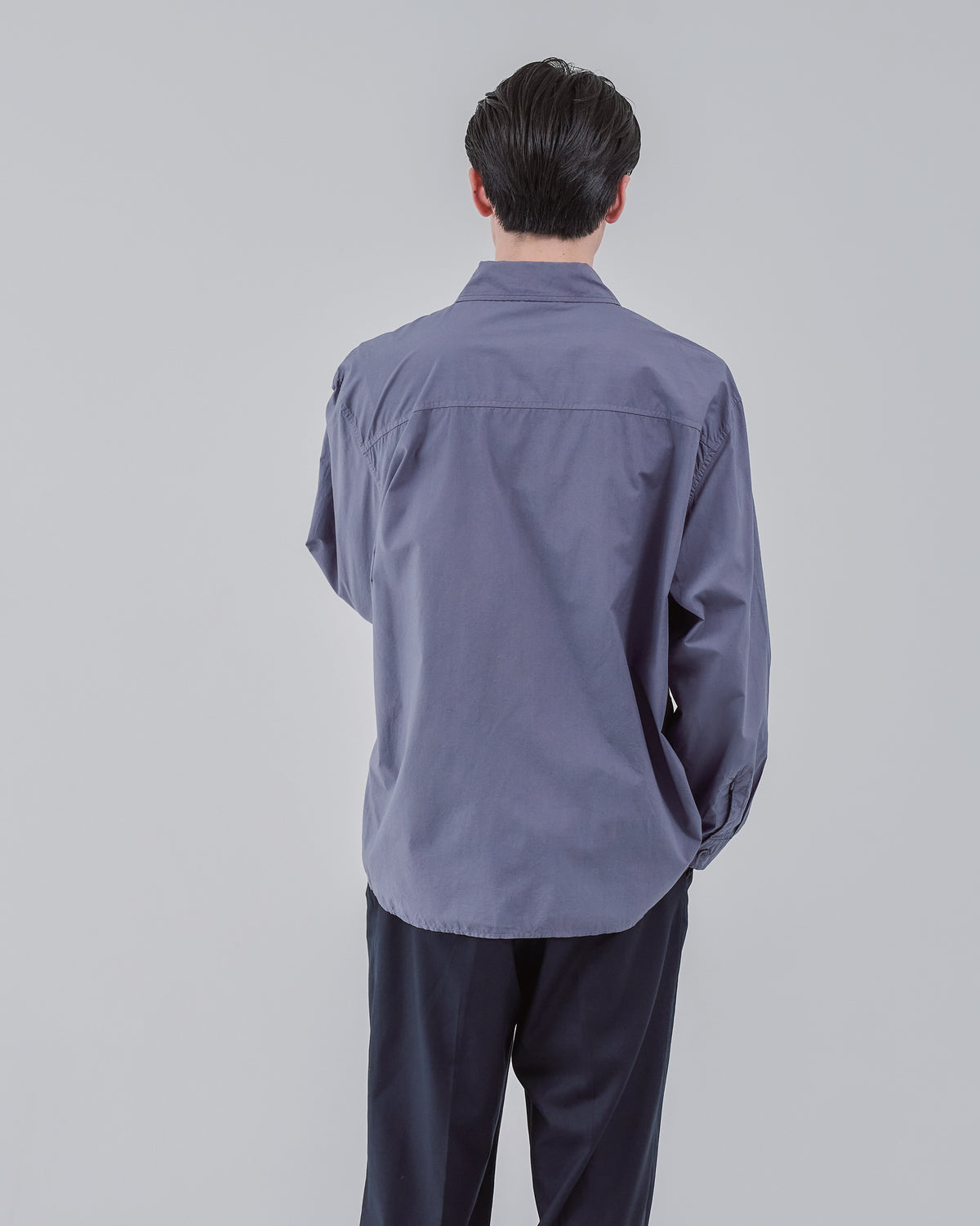 Garment Dyed L/S Shirt -dark purple-（15）