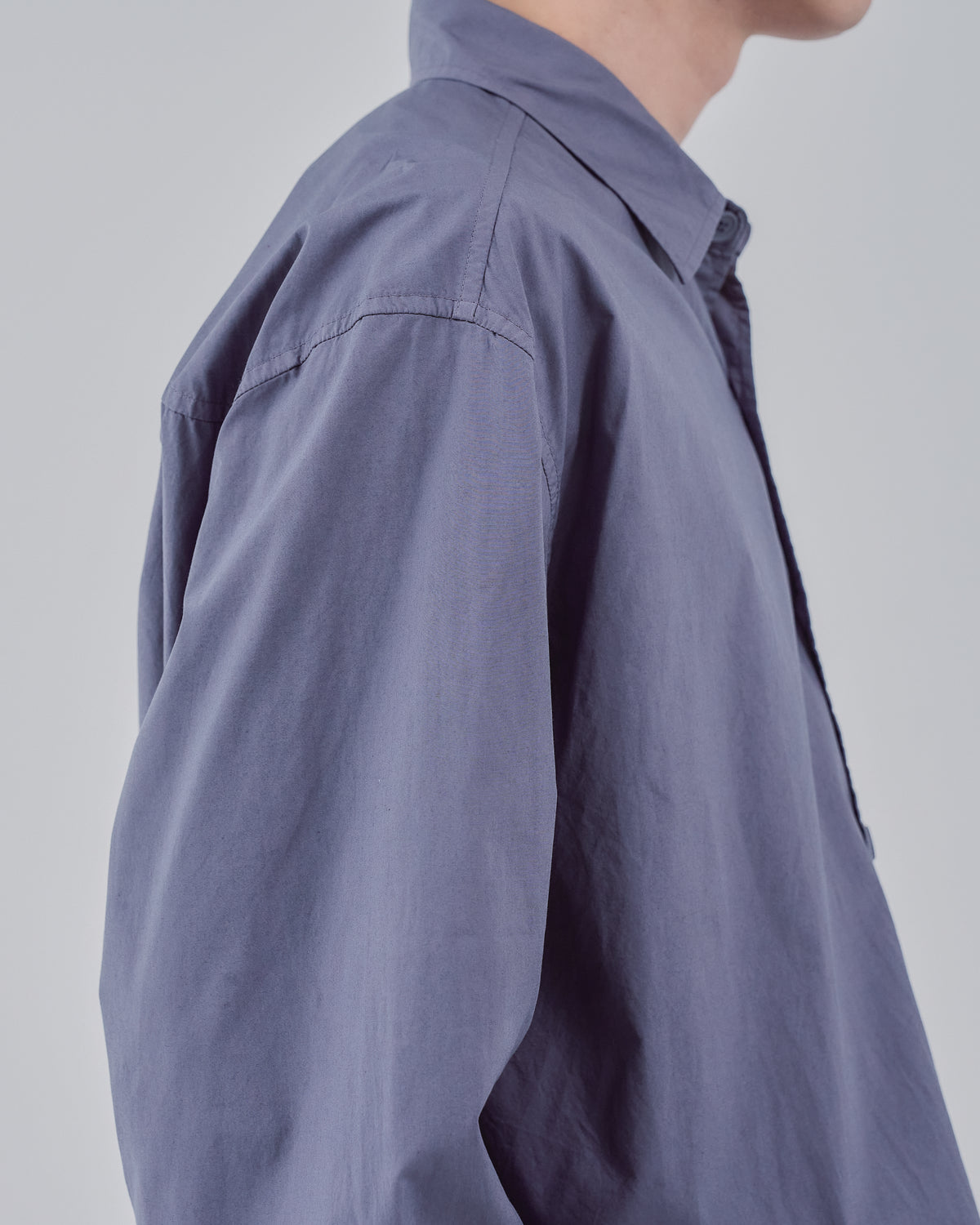 Garment Dyed L/S Shirt -dark purple-（3）