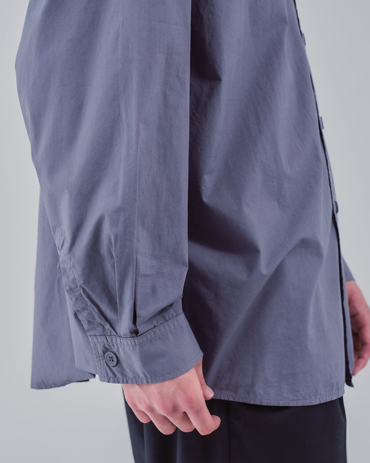 Garment Dyed L/S Shirt -dark purple-（4）