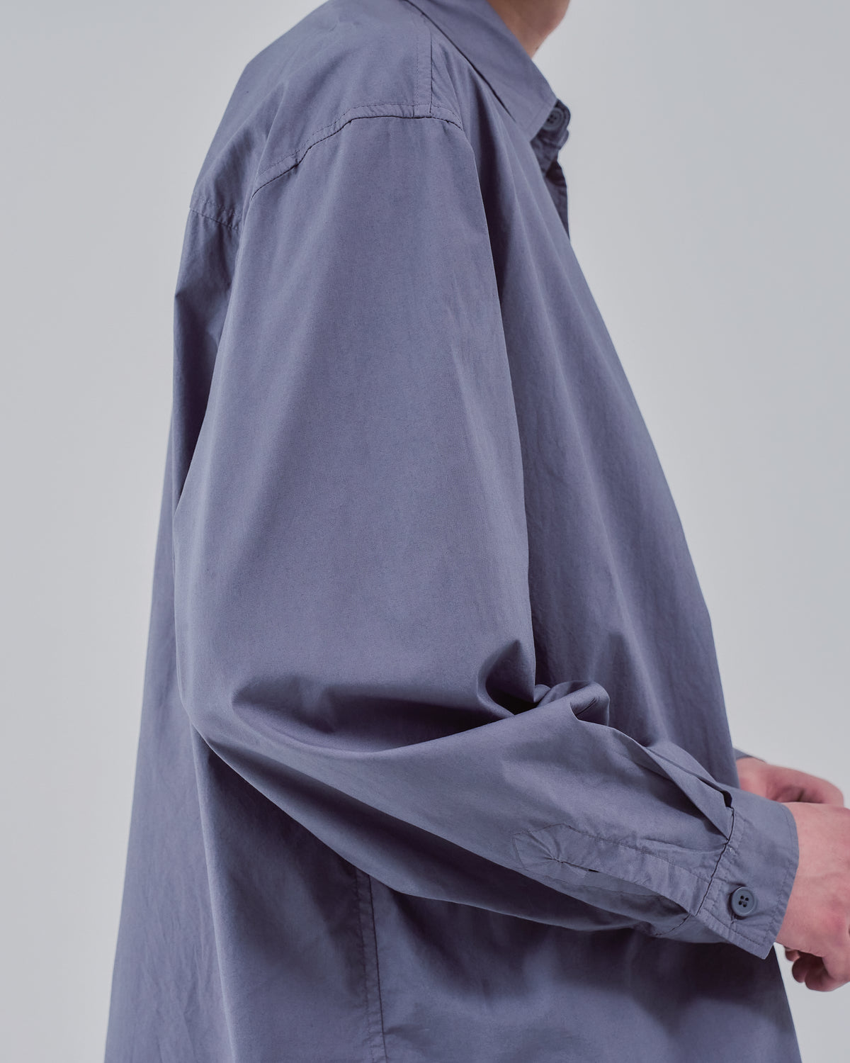 Garment Dyed L/S Shirt -dark purple-（5）