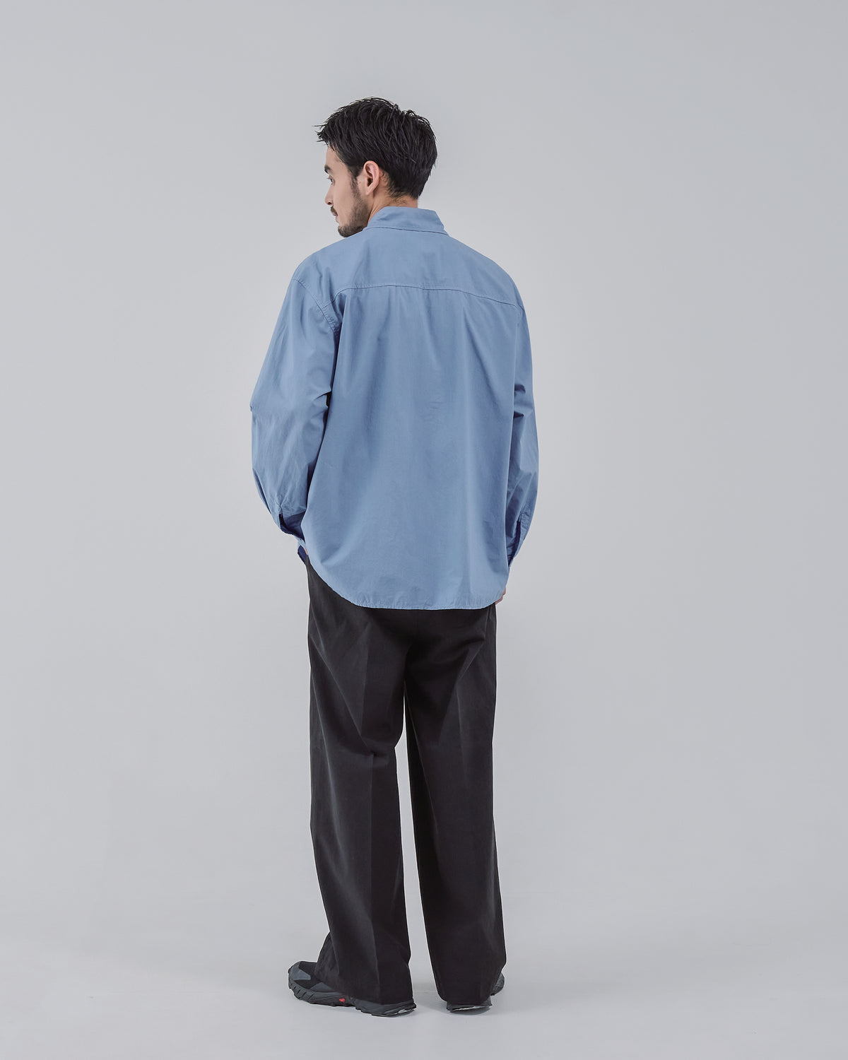 Garment Dyed L/S Shirt -blue-（16）