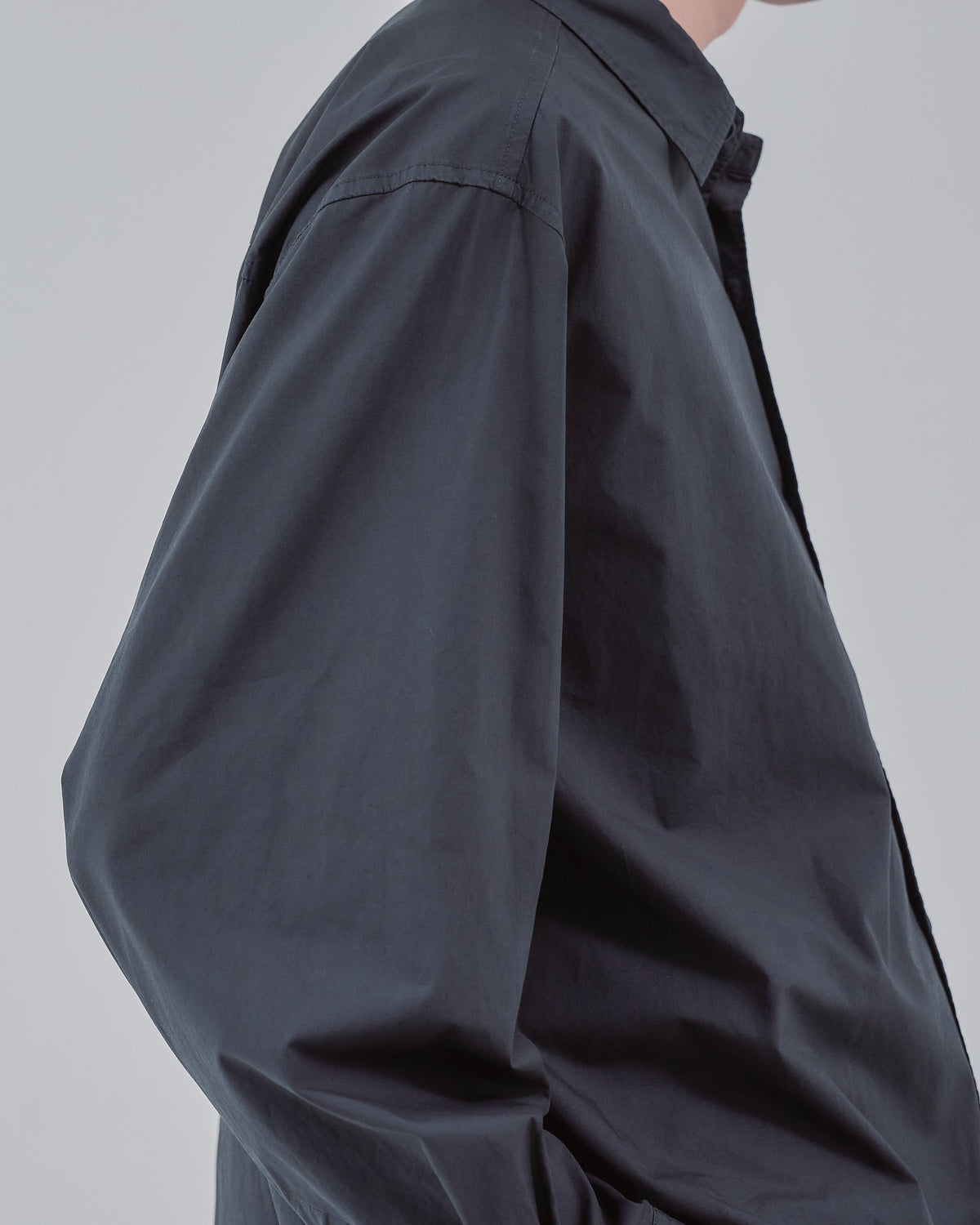 Garment Dyed L/S Shirt -charcoal-（4）