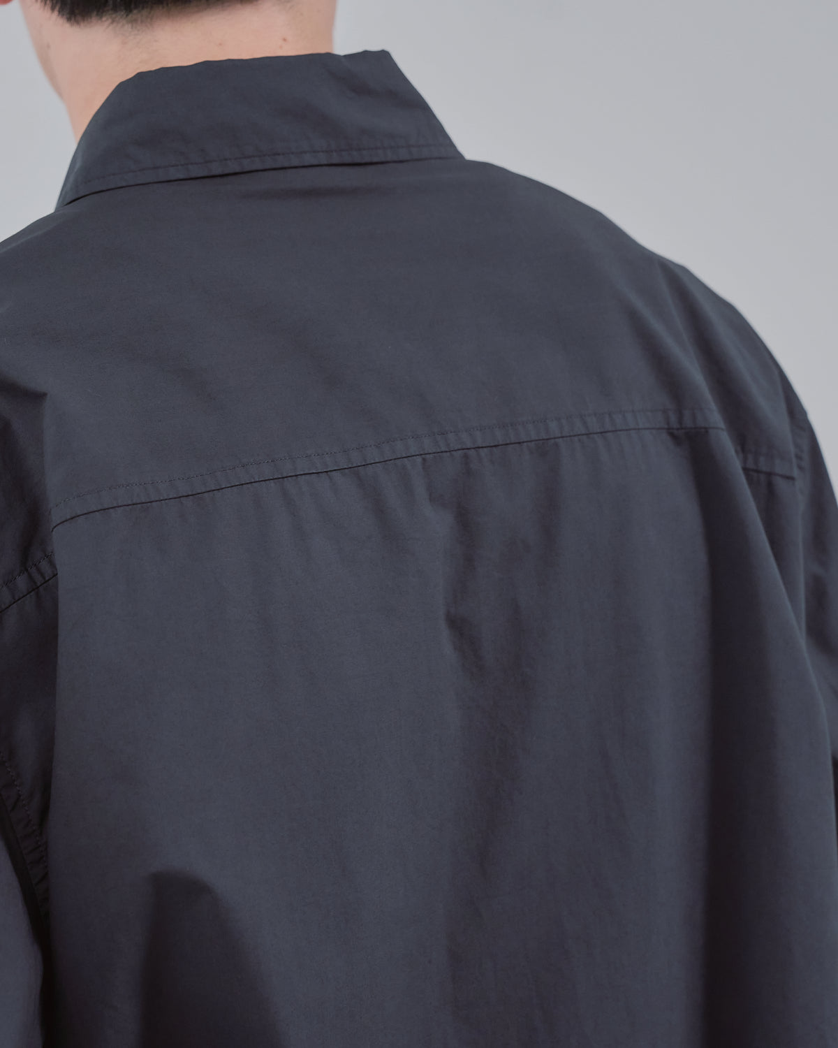Garment Dyed L/S Shirt -charcoal-（3）