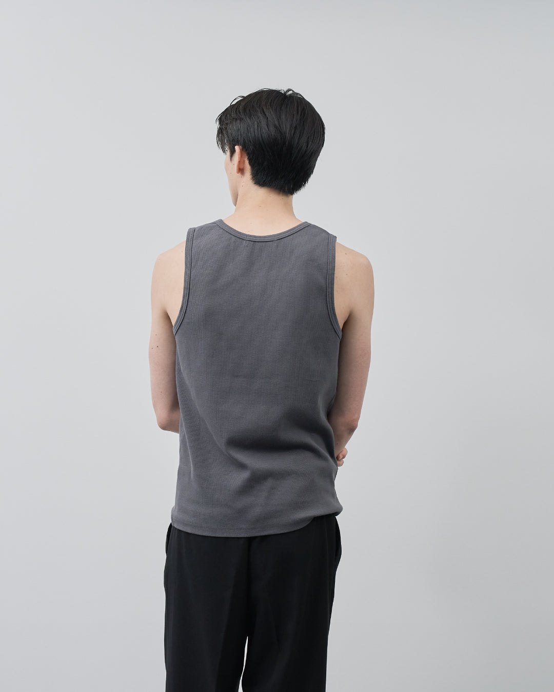 Pack Tank Top -greige×charcoal-