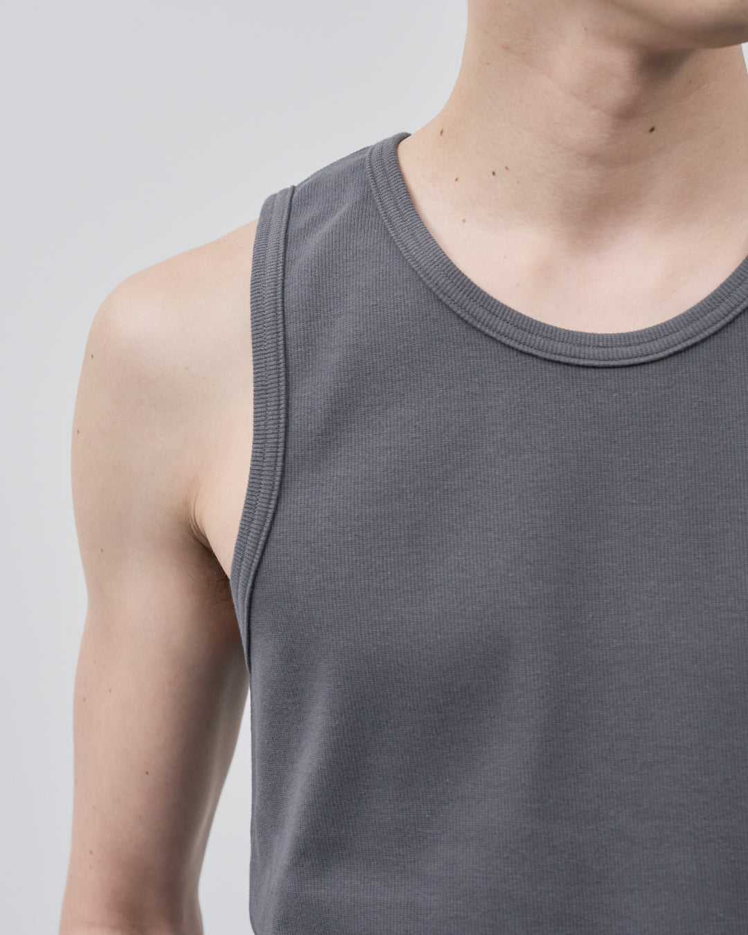 Pack Tank Top -greige×charcoal-