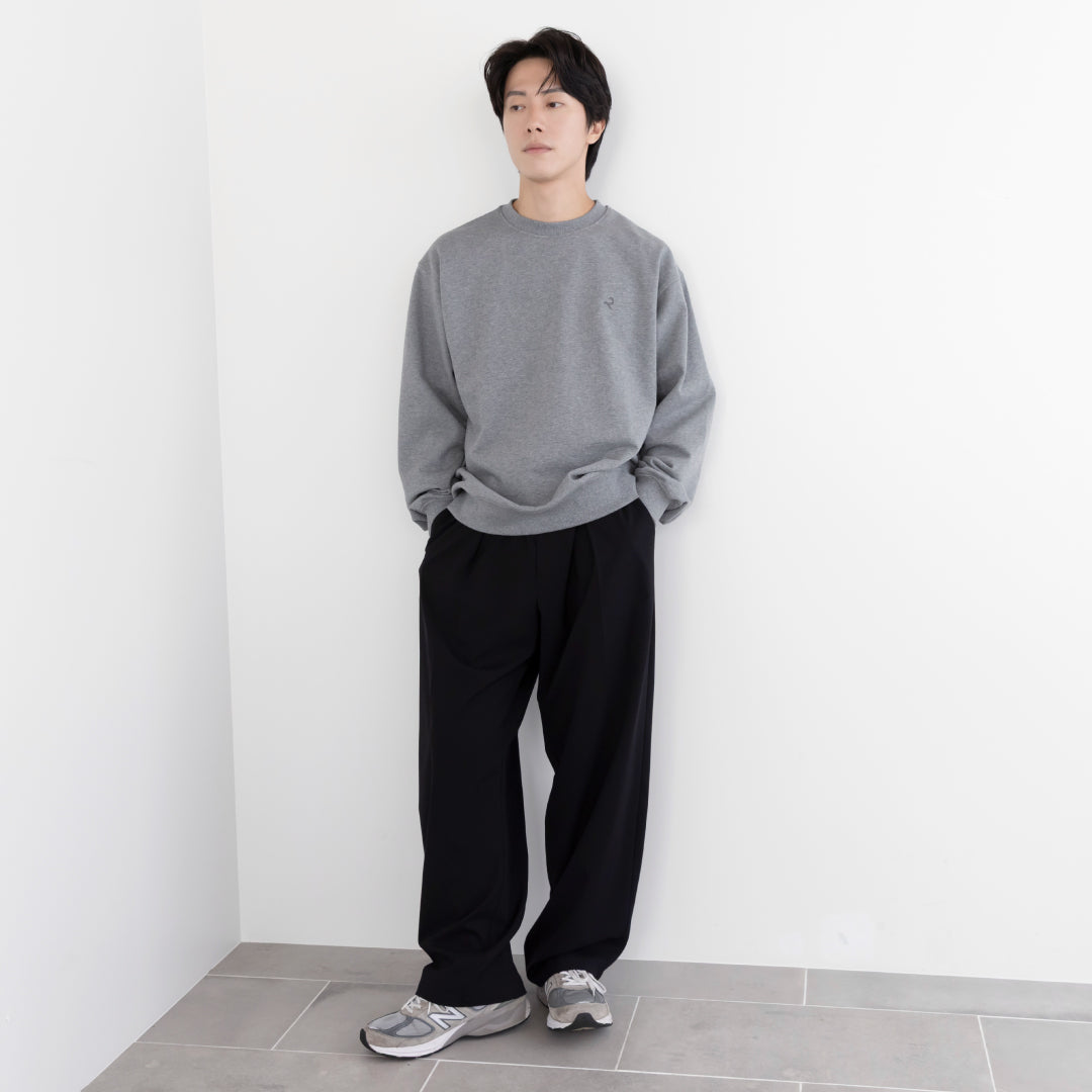 Crewneck Sweat Shirts -heather gray-