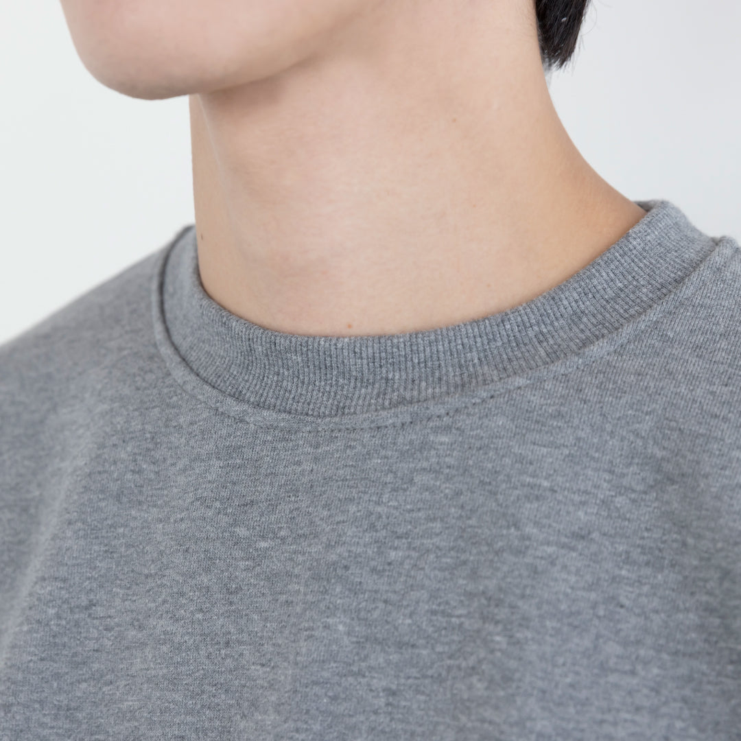 Crewneck Sweat Shirts -heather gray-
