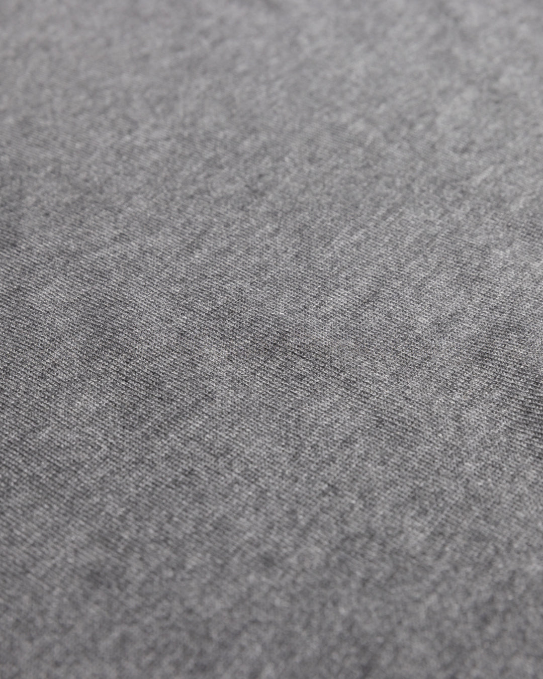Wool Mixed L/S Knit Polo -gray-