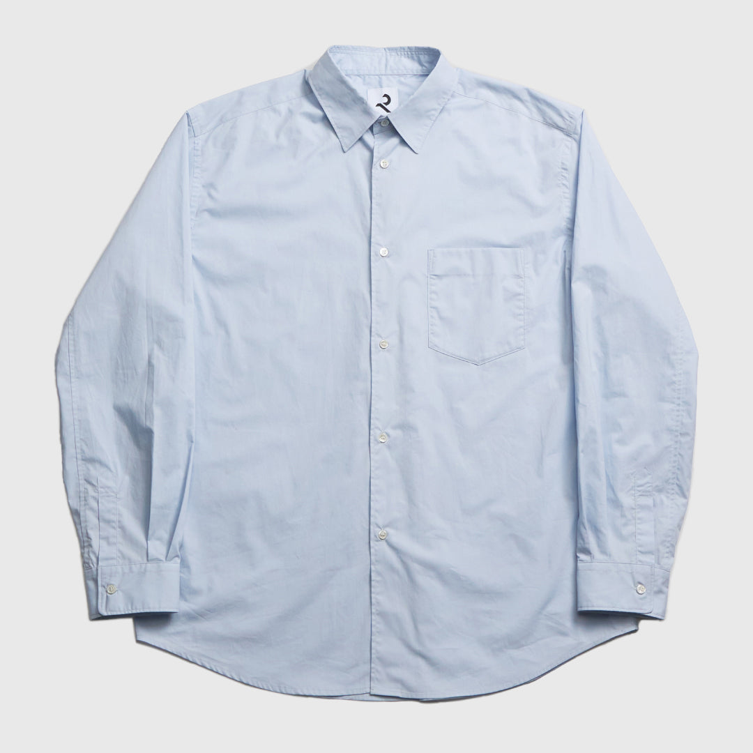 Relaxed Fit L/S Shirt -light blue-
