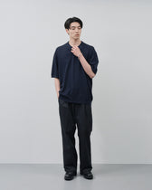S/S Dry Knit Polo -navy-