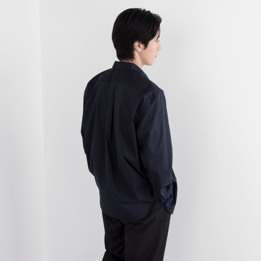 Relaxed Fit L/S Shirt -navy-