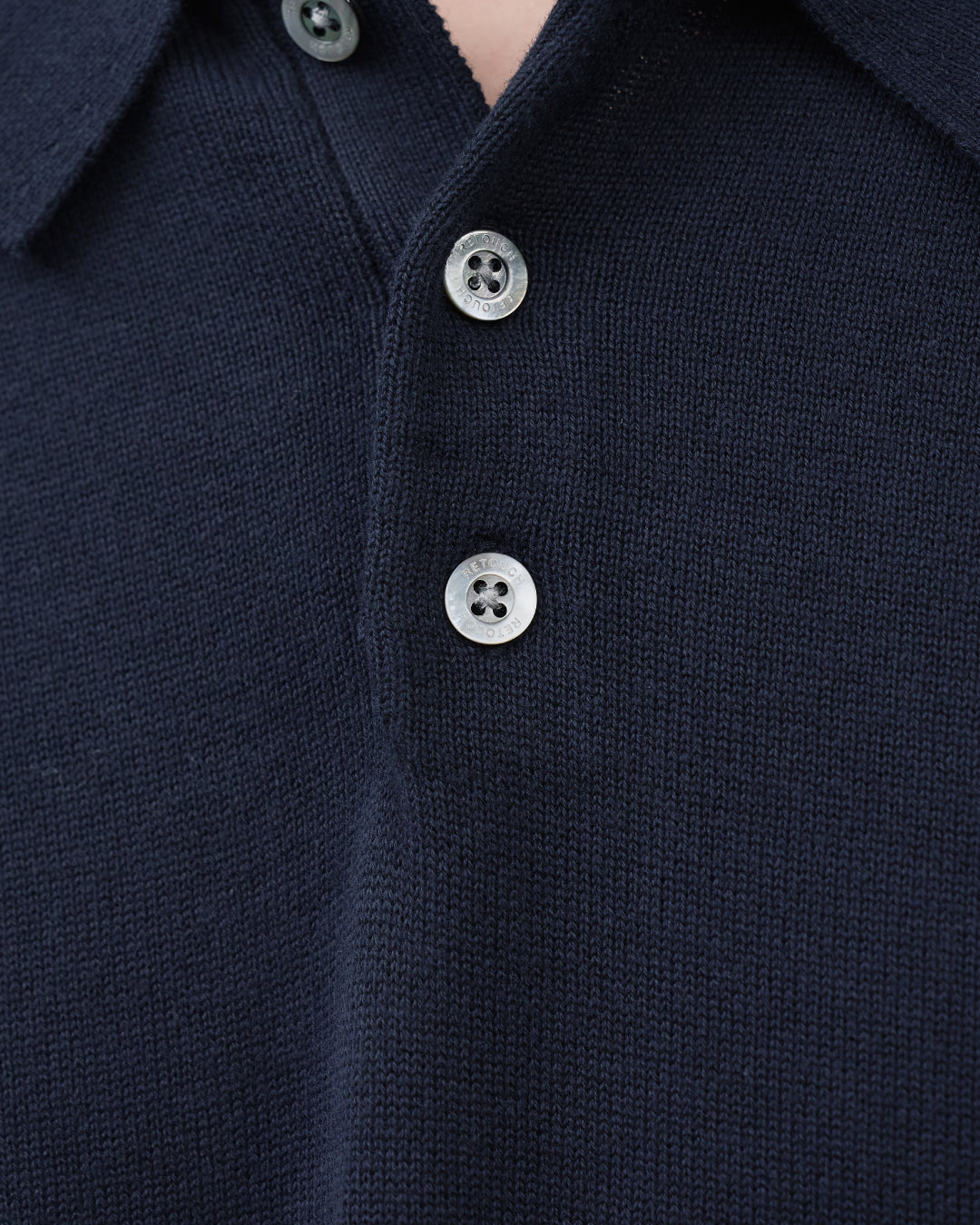 S/S Dry Knit Polo -navy-