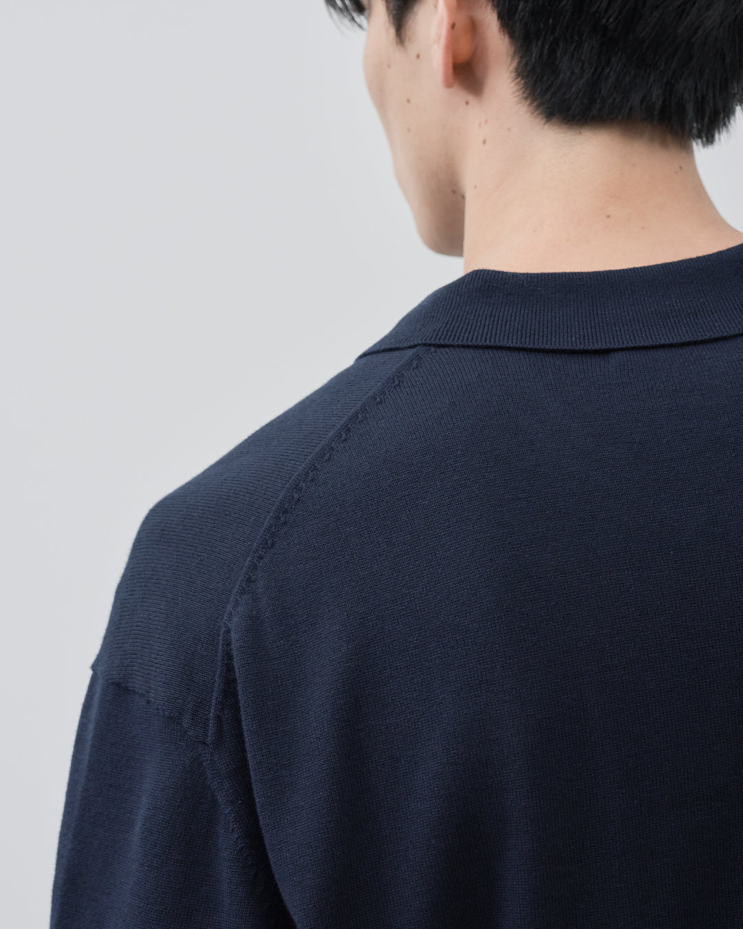 S/S Dry Knit Polo -navy-