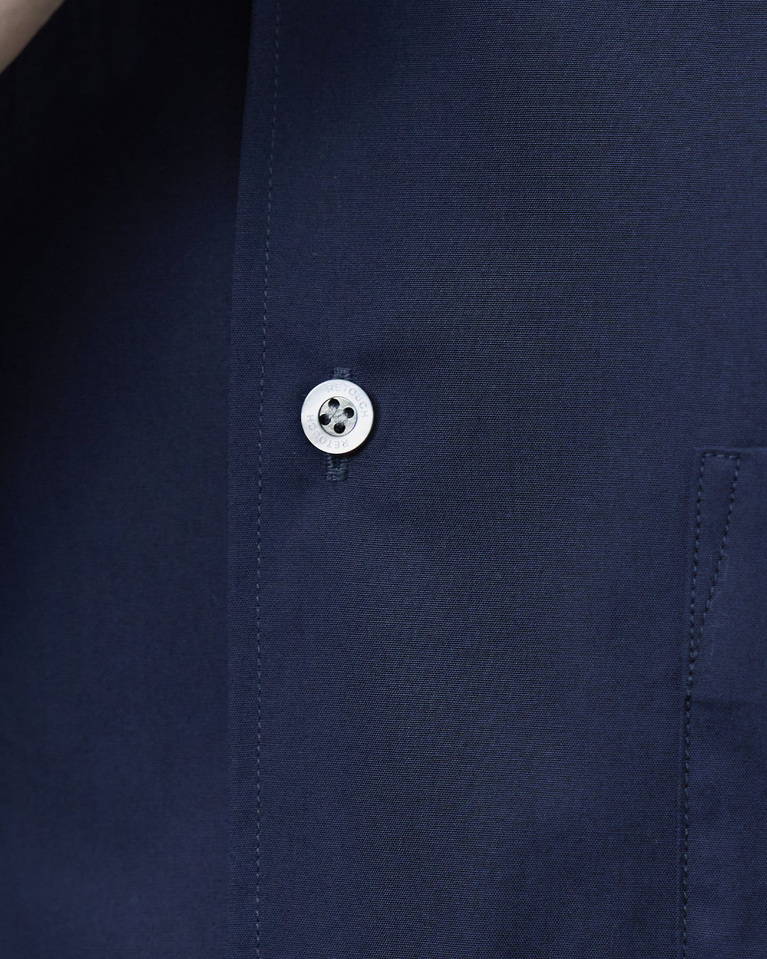 Relaxed Fit Regular Collar L/S Shirt -navy-