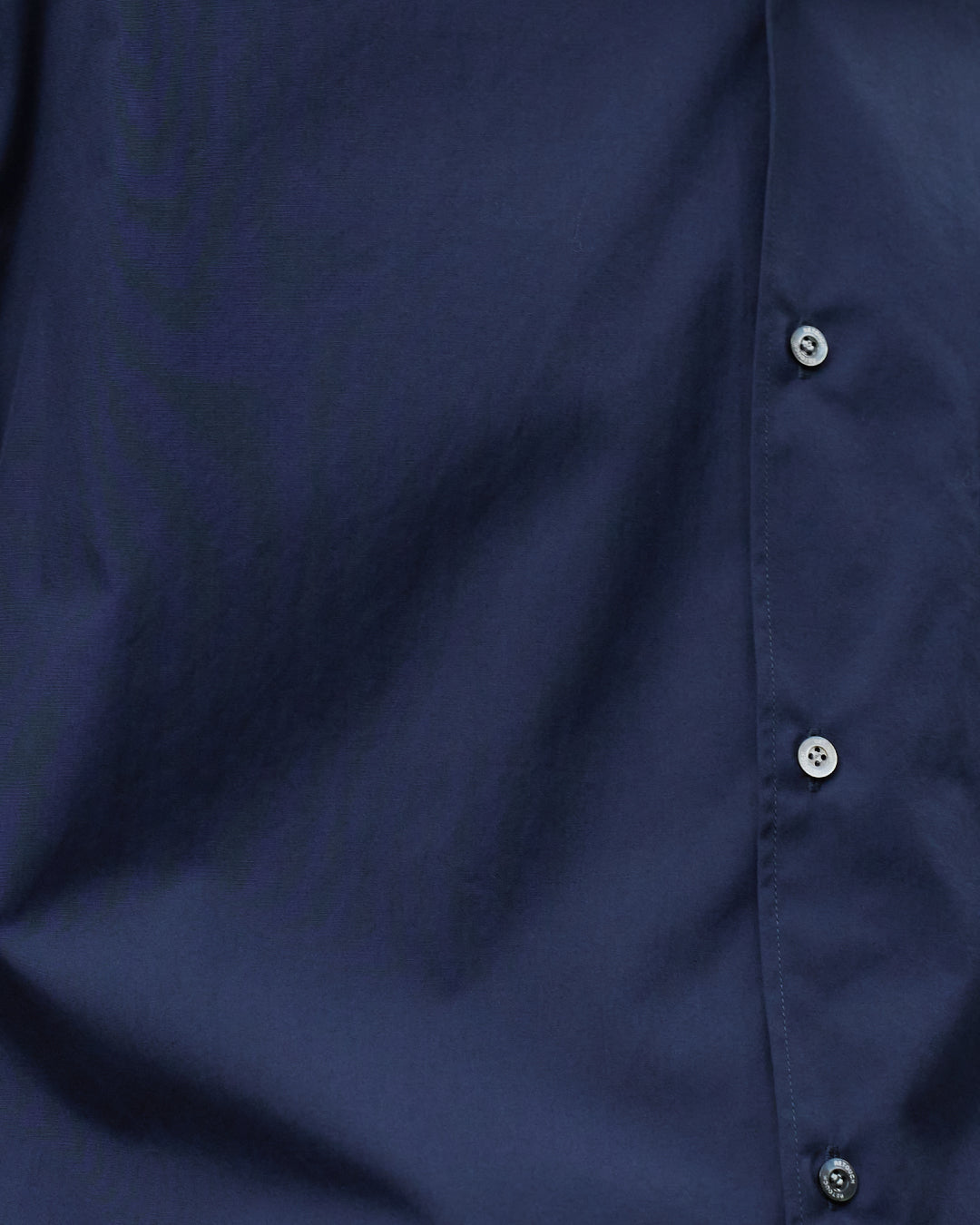 Relaxed Fit Regular Collar L/S Shirt -navy-