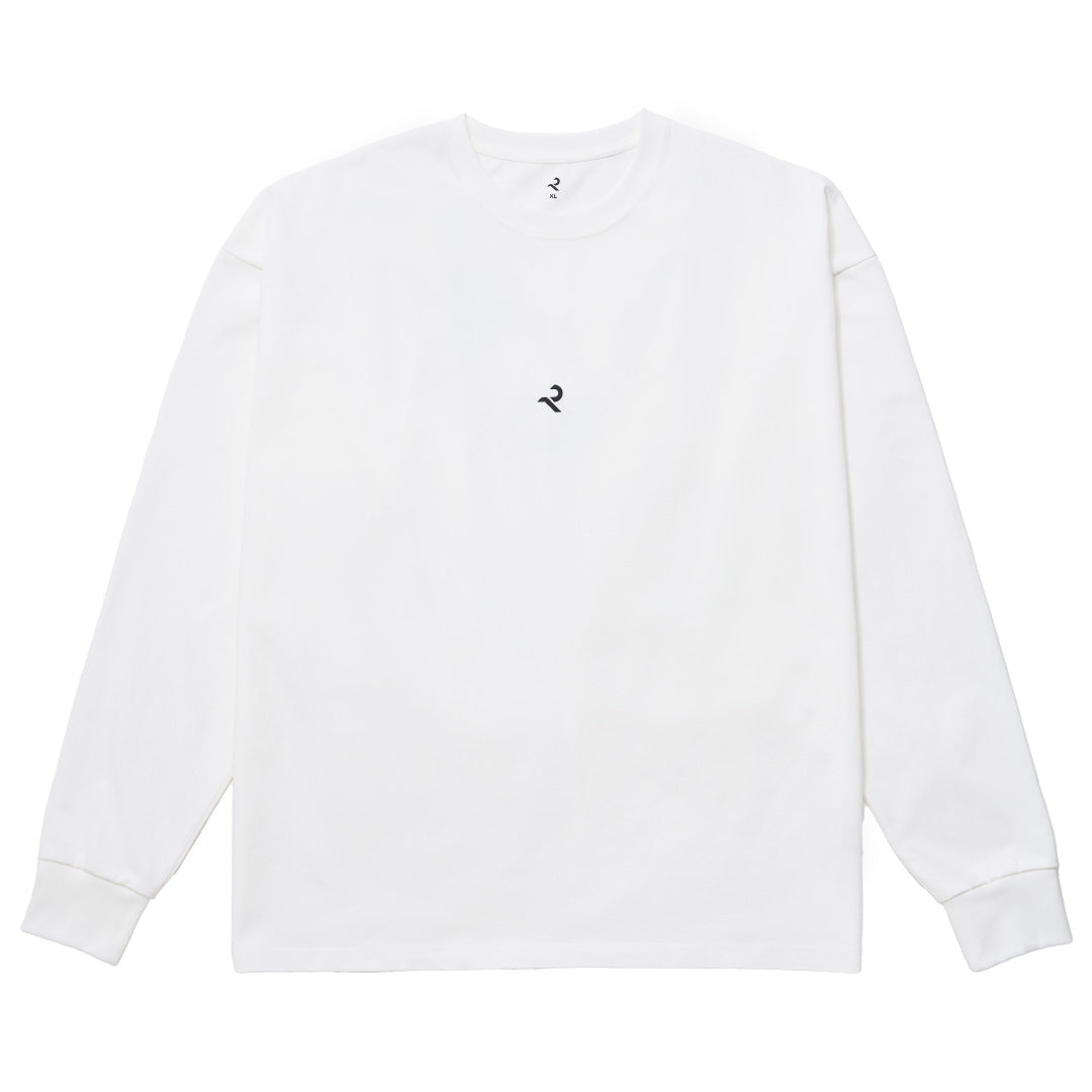 L/S Tee "Pixel" - white