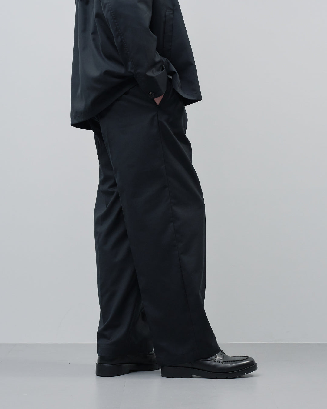 Baker Design Wide Slacks -black-