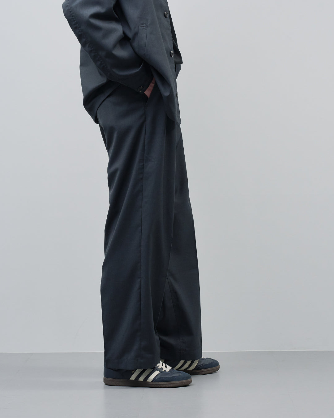Baker Design Wide Slacks -dark gray-